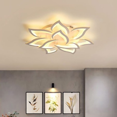 Lámpara de techo moderna y sencilla de acrílico con forma de girasol Lámpara de techo moderna y sencilla de acrílico con forma de girasol