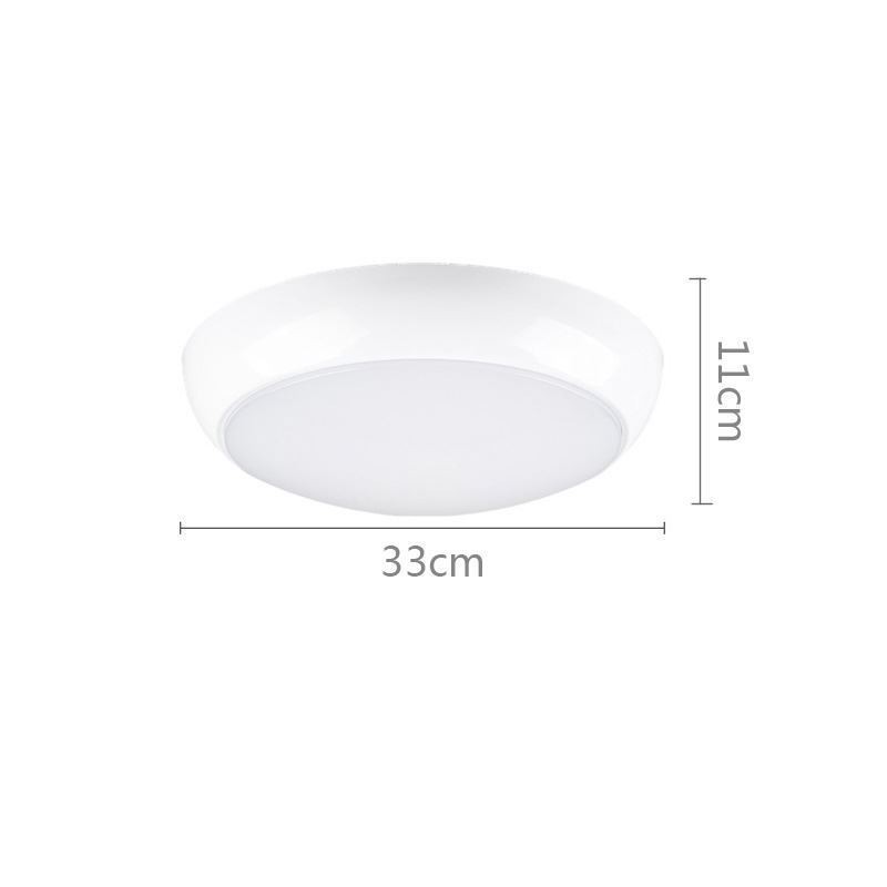 Lámpara de techo redonda empotrada creativa, iluminación para el hogar.