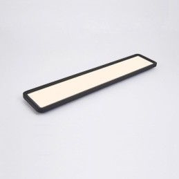 Lámpara de techo nórdica rectangular superfina con montaje empotrado, iluminación para el hogar