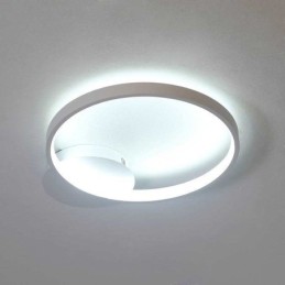 Lámpara de techo circular empotrada de estilo nórdico