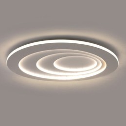 Lámpara de techo moderna empotrada con forma de gota de agua para terraza, iluminación lateral
