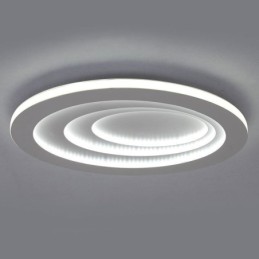 Lámpara de techo moderna empotrada con forma de gota de agua para terraza, iluminación lateral
