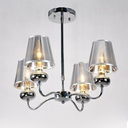 Lámpara colgante de metal galvanizado de estilo mini contemporáneo imumModern, lámpara empotrada para comedor