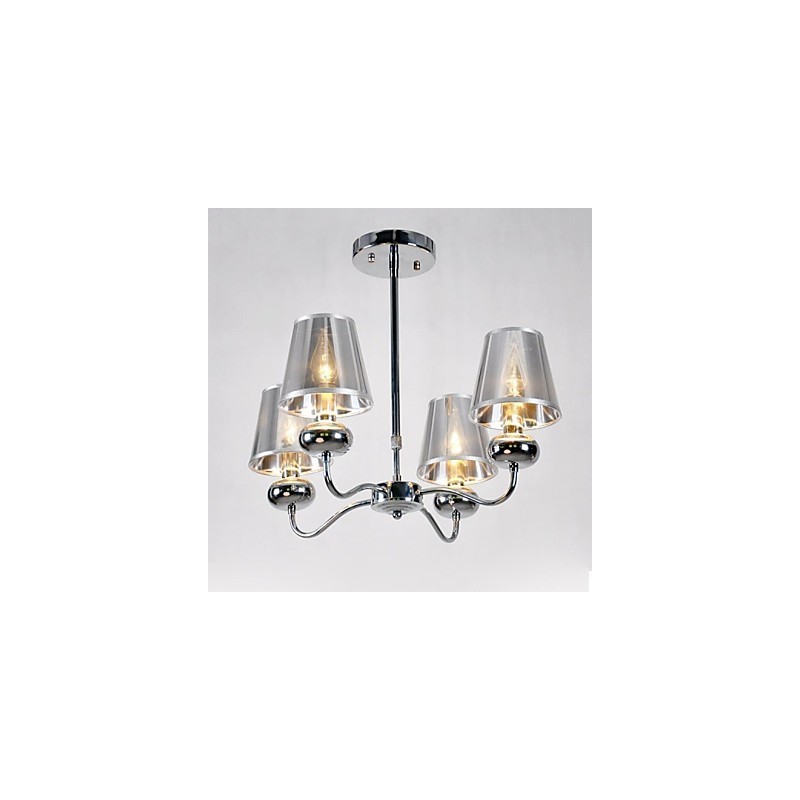 Lámpara colgante de metal galvanizado de estilo mini contemporáneo imumModern, lámpara empotrada para comedor