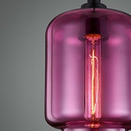 Lámpara de araña estilo mini moderna contemporánea de cristal