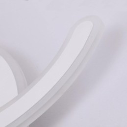 Lámpara de techo acrílica moderna y sencilla con forma de letra C
