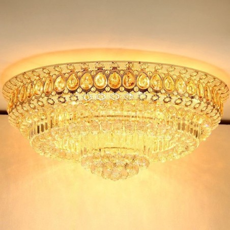 Lámpara de techo moderna y sencilla de cristal empotrada, iluminación redonda creativa Lámpara de techo moderna y sencilla de cristal empotrada, iluminación redonda creativa