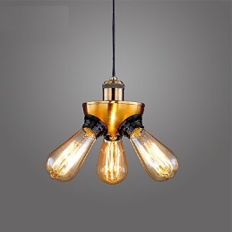 Lámpara de araña estilo mini moderna contemporánea de metal