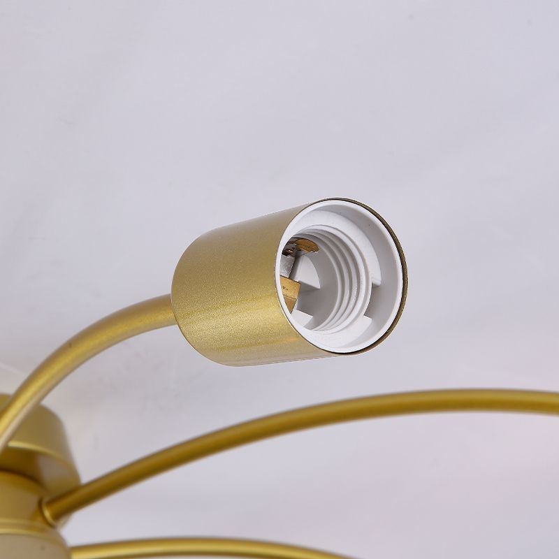 Lámpara de techo araña antigua clásica empotrada para comedor, 8 brazos y 10 brazos