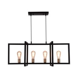 Lámpara colgante de 4 luces estilo industrial Lightingway