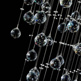 Lámpara de techo empotrada de cristal moderna