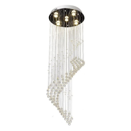Elegante lámpara de araña de cristal con forma de gota de lluvia para el techo del vestíbulo Elegante lámpara de araña de cristal con forma de gota de lluvia para el techo del vestíbulo