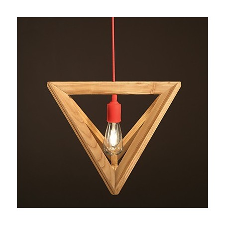 Lámpara de araña de madera nórdica para cafetería, ropa, creativa, retro, decorativa, de roble Lámpara de araña de madera nórdica para cafetería, ropa, creativa, retro, decorativa, de roble