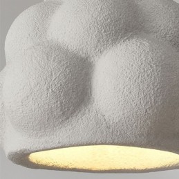 Lámpara colgante de resina moderna