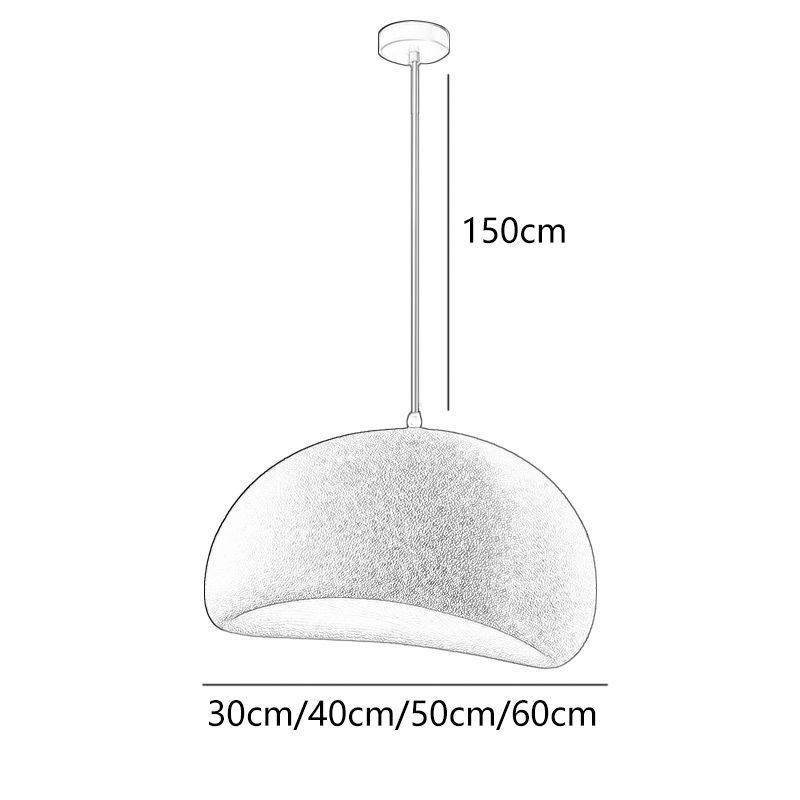 Lámpara colgante de resina Lámpara colgante minimalista