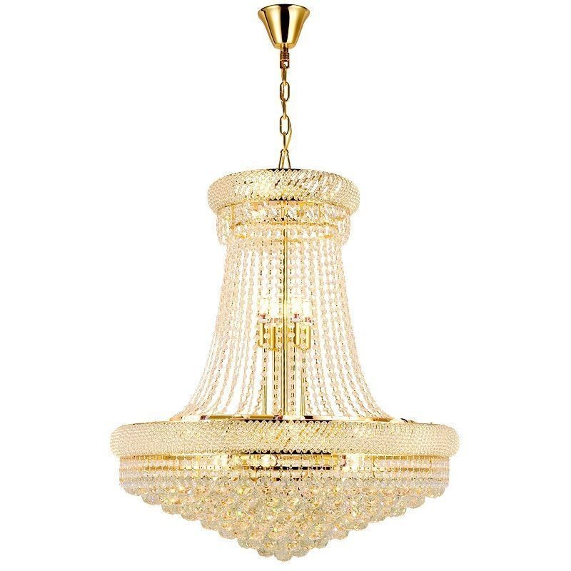 Lámpara colgante de cristal moderna, lámpara de techo decorativa dúplex