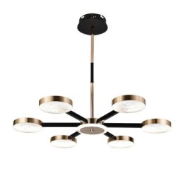 Lámpara colgante minimalista de siete cabezas con forma circular