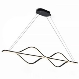 Lámpara colgante minimalista de techo con ondas