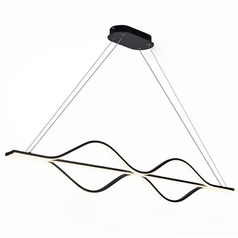 Lámpara colgante minimalista de techo con ondas