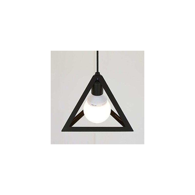 Lámpara de araña de metal con pintura estilo mini linterna