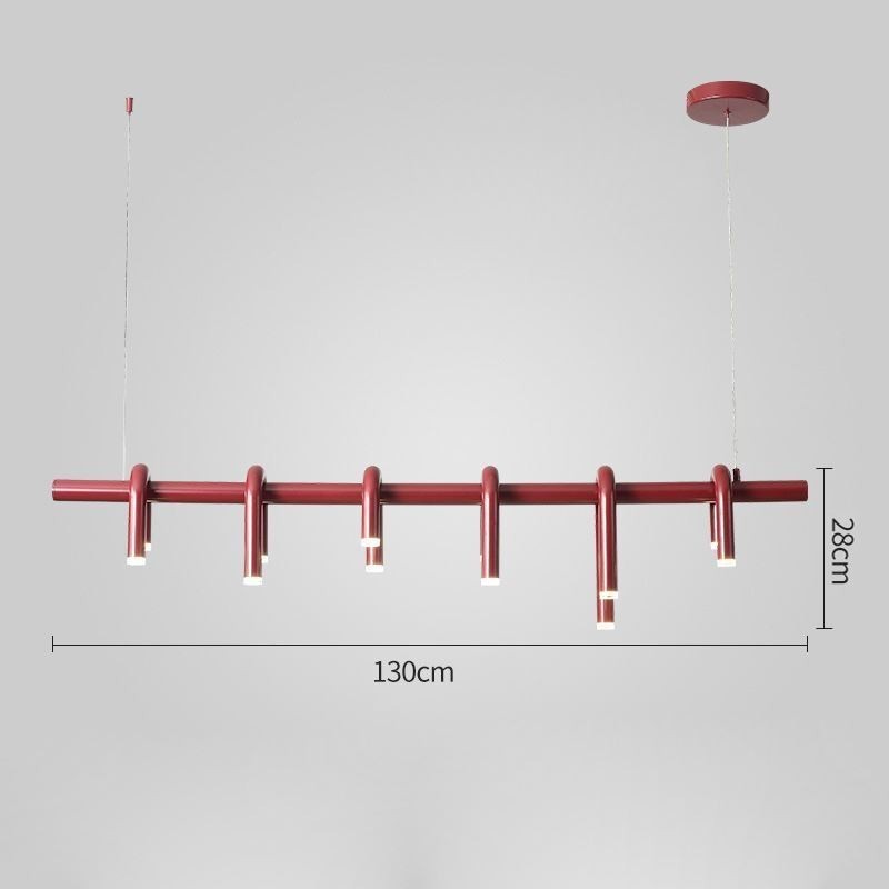 Lámpara colgante decorativa en forma de U