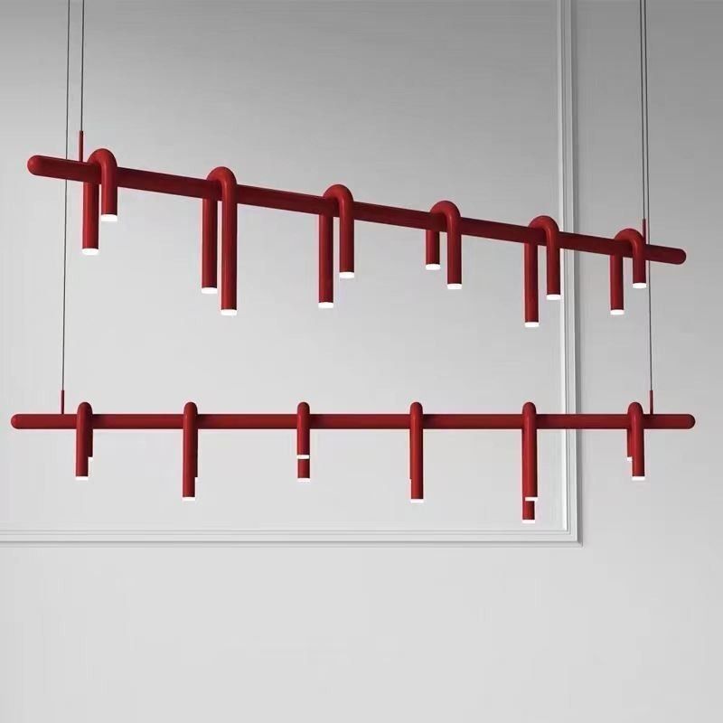 Lámpara colgante decorativa en forma de U