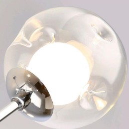 Lámpara colgante de cristal estilo europeo Magic Bean, 4 luces