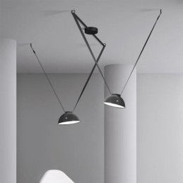 Lámpara colgante con forma de cinturón, estilo europeo simple Wabi Sabi, lámpara de techo con forma de cinturón