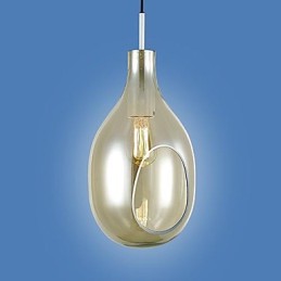 Lámpara colgante artística moderna y sencilla de una luz