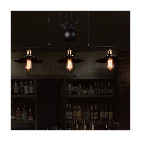 Lámpara de araña de metal moderna de estilo mini contemporáneo