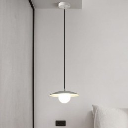 Lámpara de techo nórdica creativa con disco G9 de hierro forjado