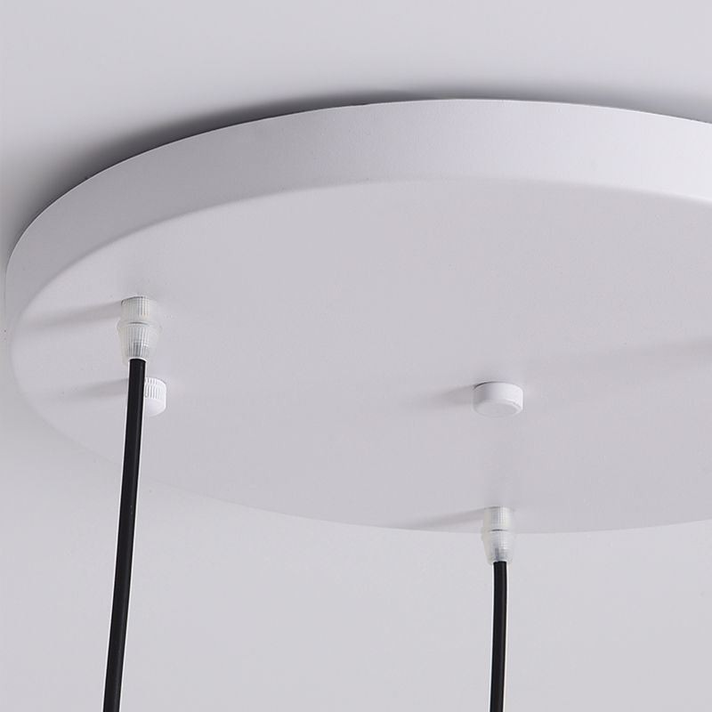 Lámpara de techo nórdica creativa con disco G9 de hierro forjado