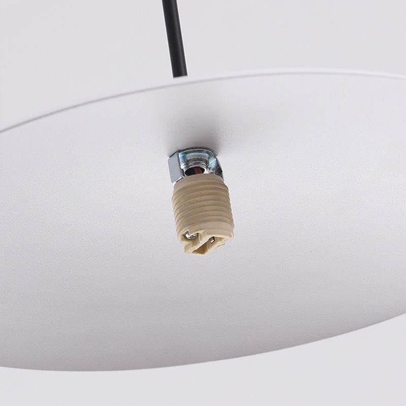 Lámpara de techo nórdica creativa con disco G9 de hierro forjado