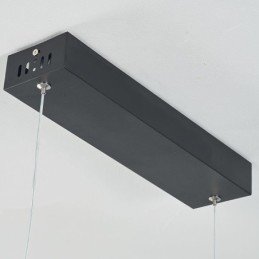 Lámpara colgante sencilla de aluminio con lazo artístico para el techo
