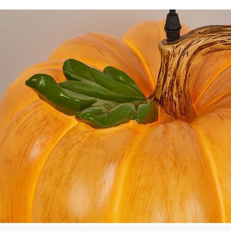 Lámpara colgante de calabaza retro japonesa, luces de techo creativas