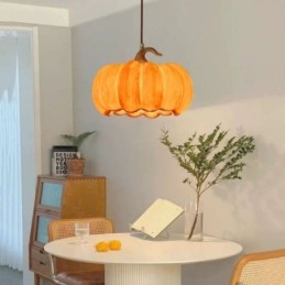Lámpara colgante de calabaza creativa, lámpara de techo retro japonesa.