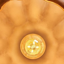 Lámpara colgante de calabaza creativa, lámpara de techo retro japonesa.