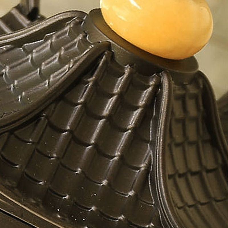 Lámpara colgante hexagonal china para exteriores, resistente al agua