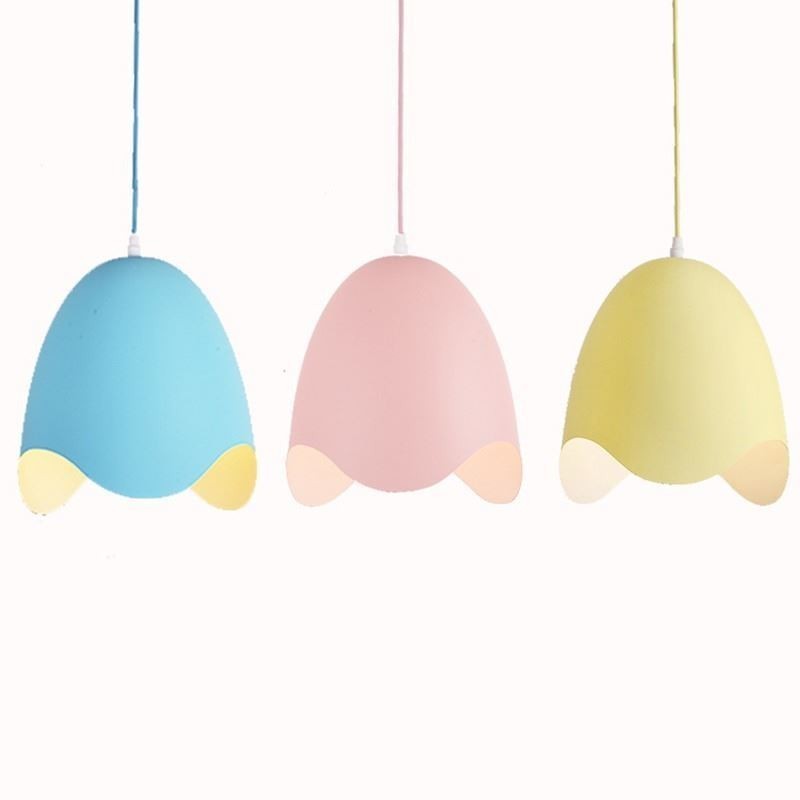 Lámpara colgante creativa Macaron de un solo cabezal