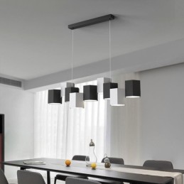 Lámpara colgante hexagonal moderna con combinación creativa