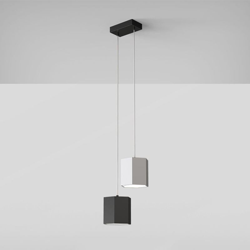 Lámpara colgante hexagonal moderna y sencilla