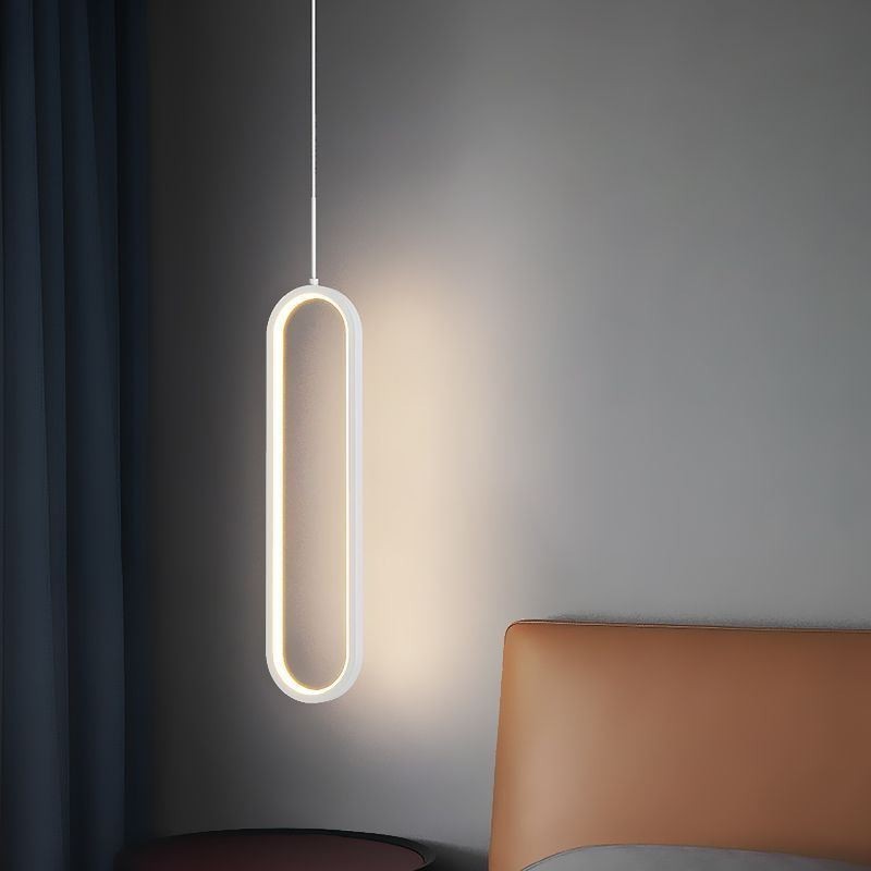 Lámpara colgante moderna minimalista ovalada