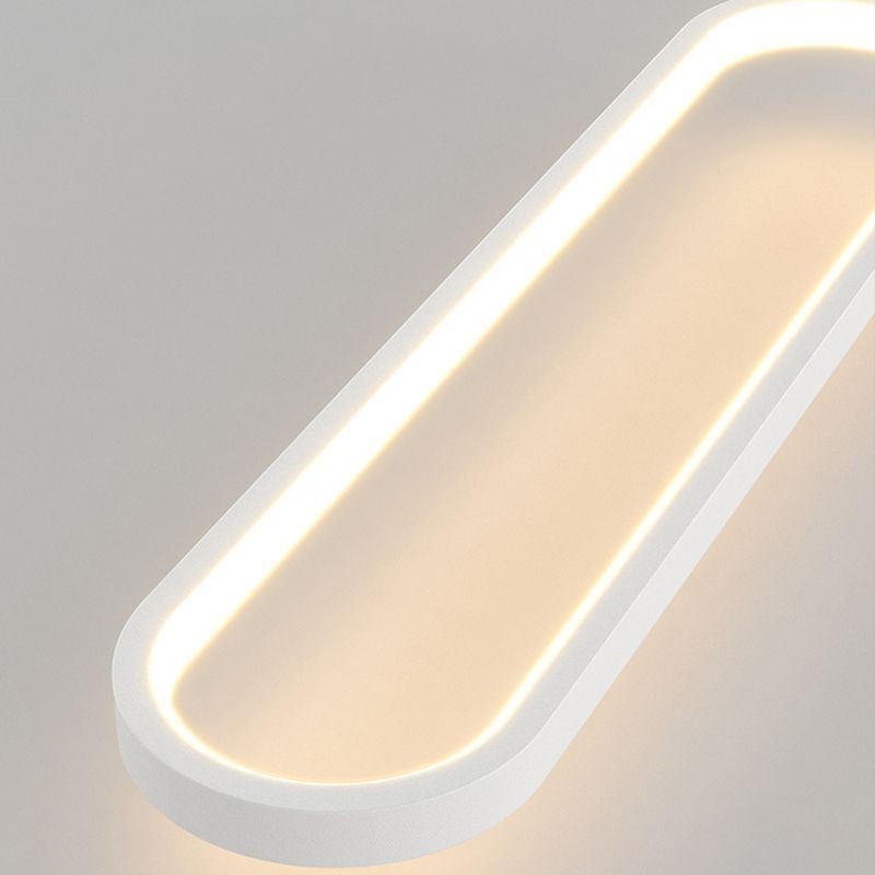 Lámpara colgante moderna minimalista ovalada