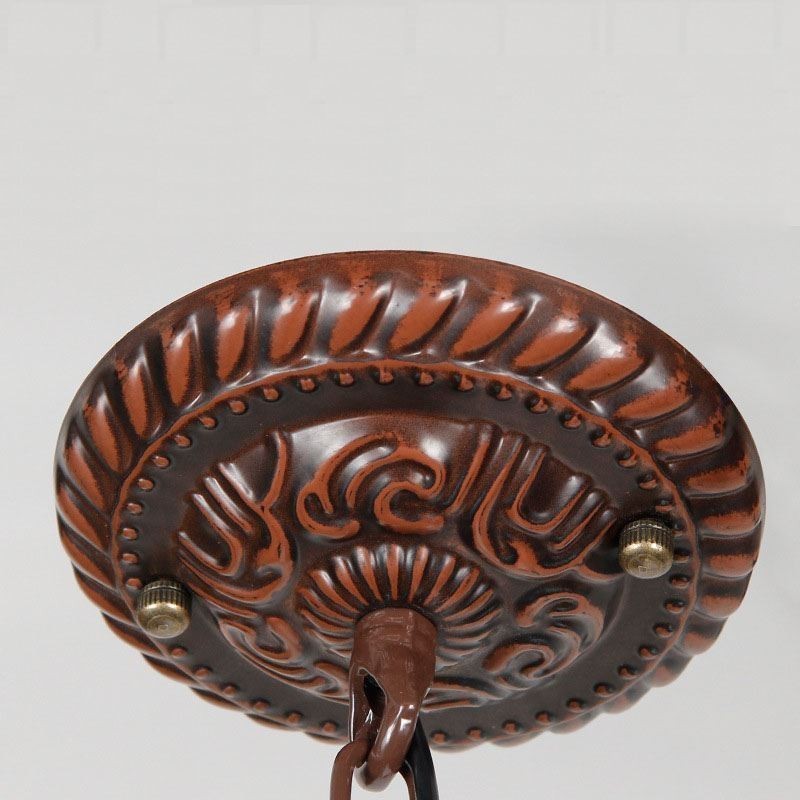 Lámpara colgante decorativa de vitrales