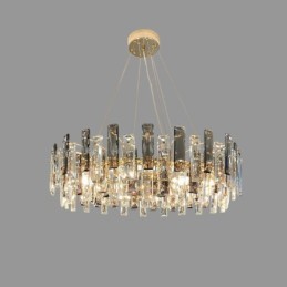 Lámpara colgante de cristal de lujo de estilo europeo