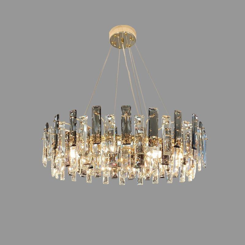 Lámpara colgante de cristal de lujo de estilo europeo