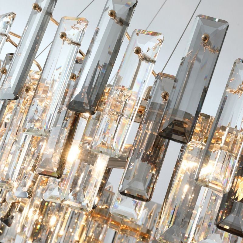 Lámpara colgante de cristal de lujo de estilo europeo