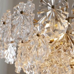 Lámpara colgante de lujo para decoración del hogar, lámpara de araña de cristal para sala de estar