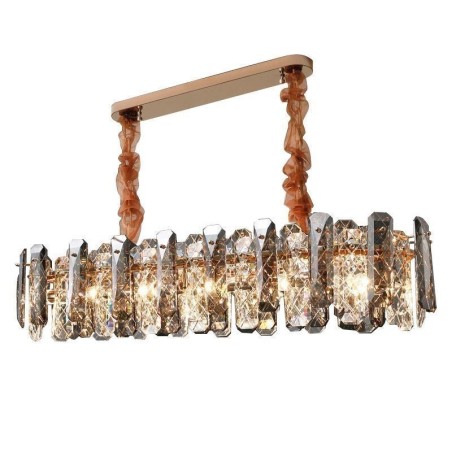 Lámpara colgante de cristal moderna, accesorio de iluminación colgante de lujo para comedor Lámpara colgante de cristal moderna, accesorio de iluminación colgante de lujo para comedor