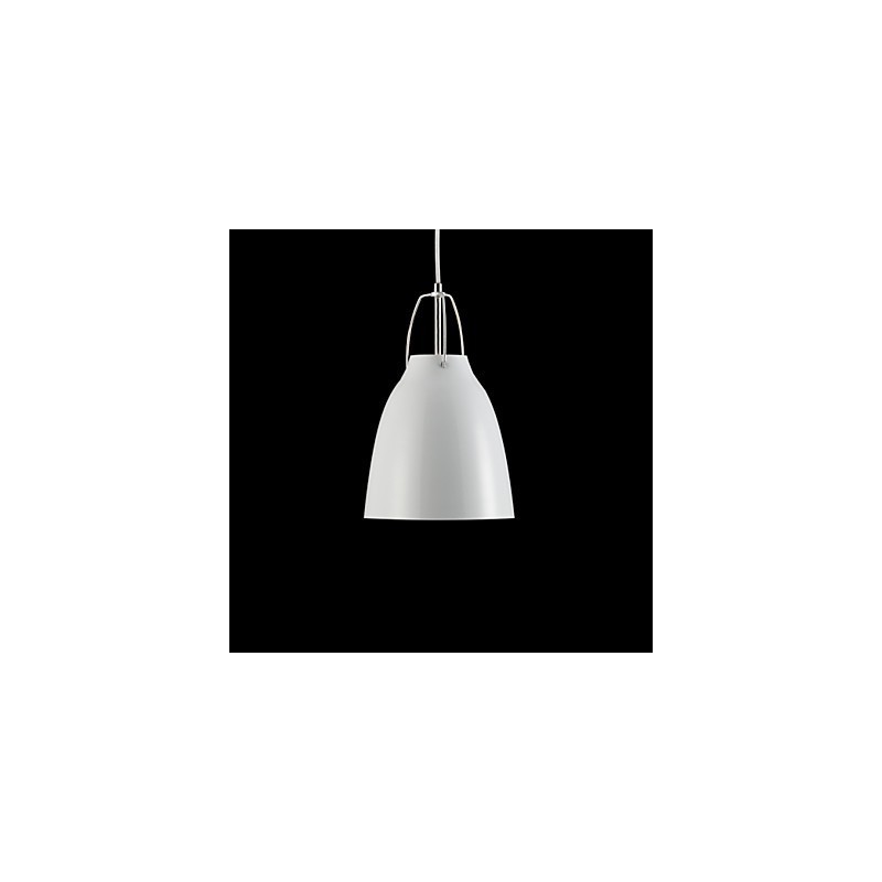 Lámpara colgante contemporánea y contraída de 1 luz de metal.